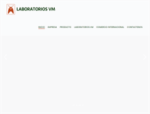 Tablet Screenshot of laboratoriosvm.com